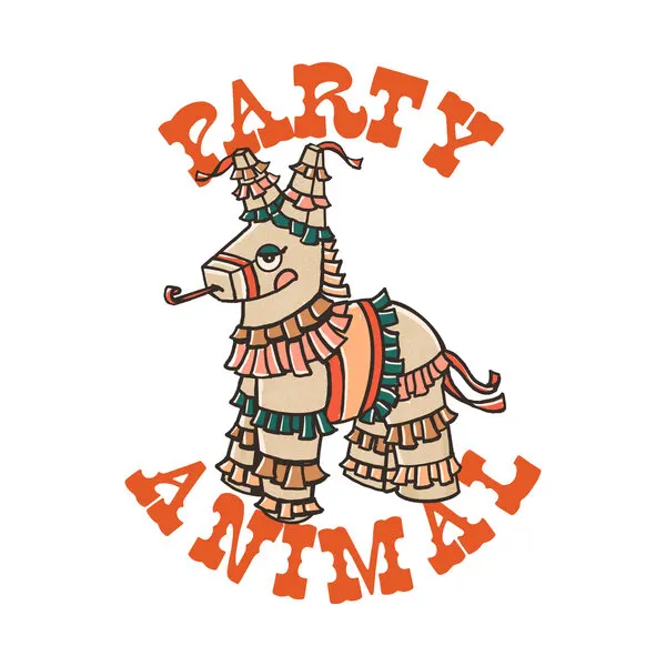 Party Animal Pinata, wall art by The Whiskey Ginger