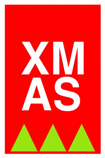 Festive XMAS Typography, wall art by casa cartissi