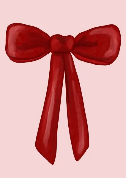Scarlet Ribbon Tied, wall art by Athene Fritsch
