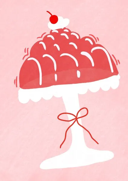 Wobbly Delight, wall art by Athene Fritsch