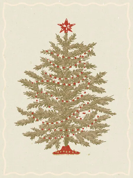 Christmas tree 02, wall art by NKTN