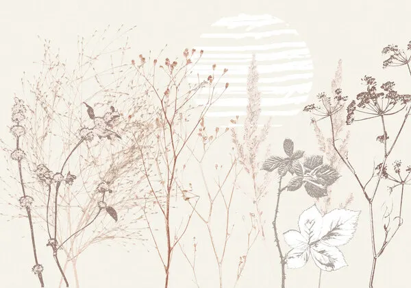 Dried Meadow Sun, wall art by Annick
