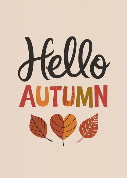 Hello Autumn Leaves, wall art by Andreas Magnusson