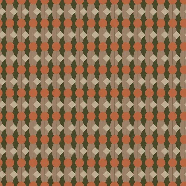 Retro Interlocking Pattern, wall art by Little Dean