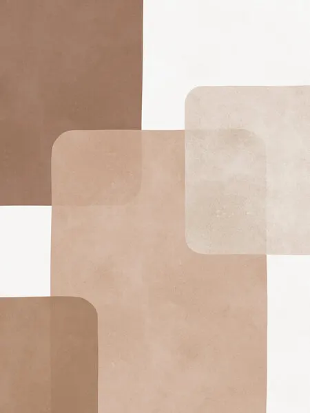 Soft Abstract Shapes, wall art by Vitor Costa