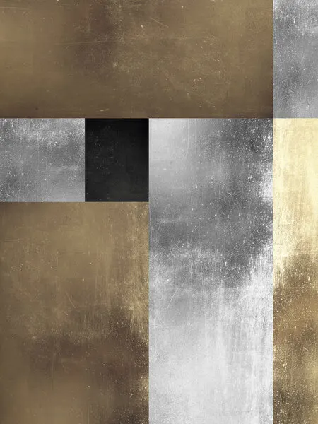 Geometric Metal Textures, wall art by Vitor Costa