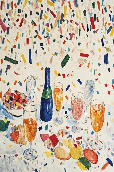 Vibrant Celebration, wall art by Treechild