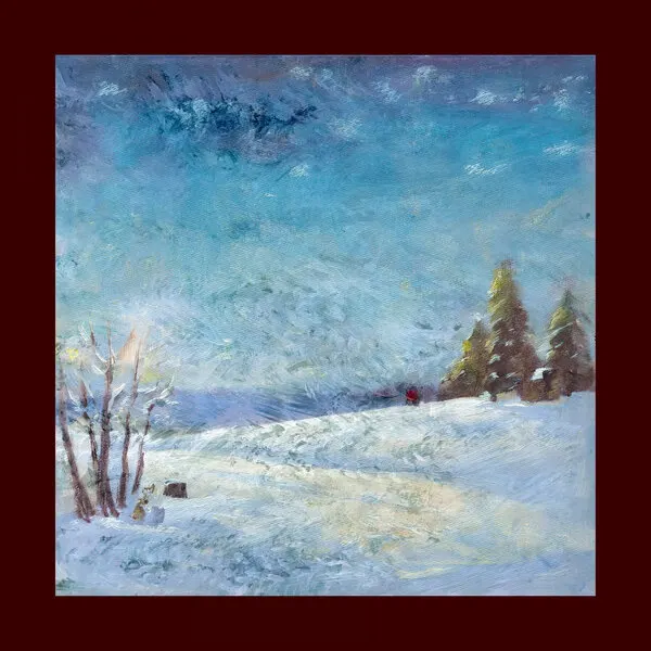 Peaceful Winter Landscape, wall art by casa cartissi