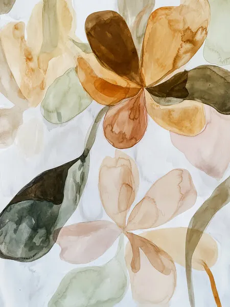 Whimsical Blooms, wall art by Treechild