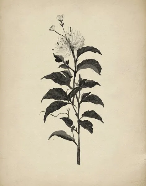 Vintage Botanical Illustration, wall art by Josie George