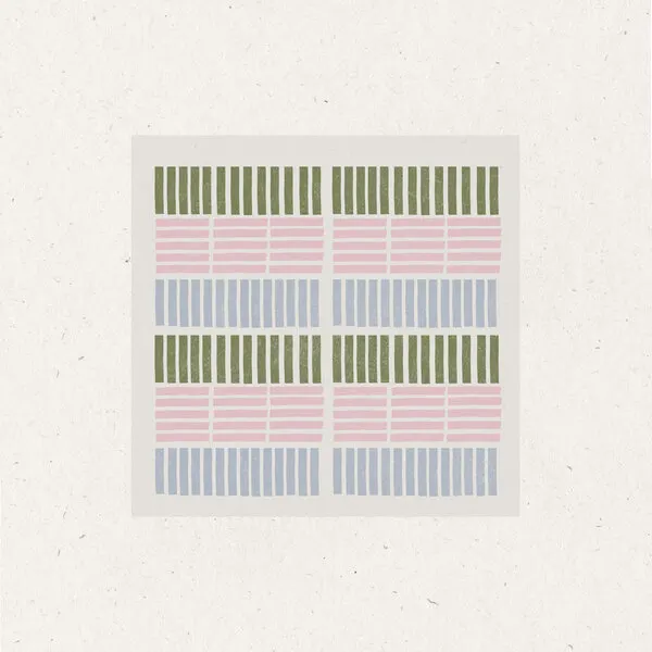 Pastel Patterns, wall art by THE MIUUS STUDIO
