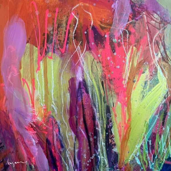 Vibrant Everbloom, wall art by Dorothy Fagan