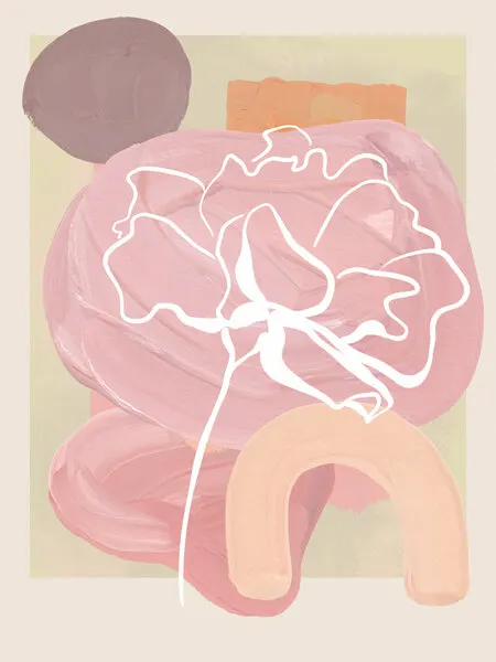 Abstract Blossoms, wall art by Treechild