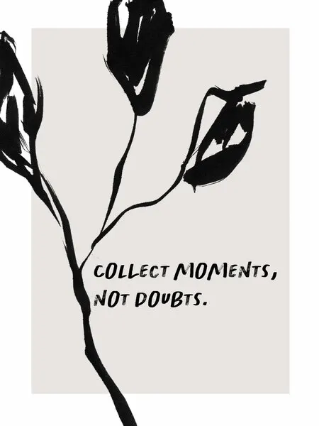 Moments over Doubts, wall art by Treechild