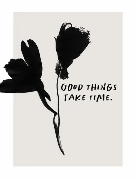 Patience Blooms, wall art by Treechild