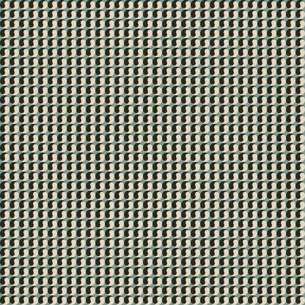 Retro Wavy Pattern, wall art by Little Dean