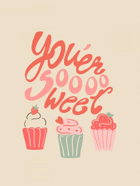 So Sweet Cupcakes, wall art by Nikita Jariwala