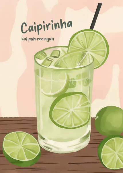 Refreshing Lime Caipirinha, wall art by Andreas Magnusson
