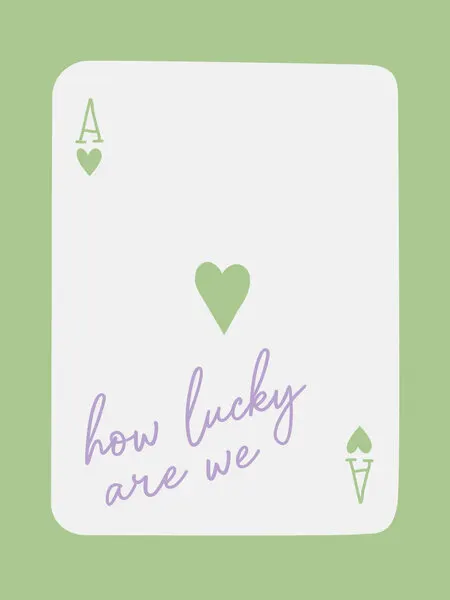 How Lucky Are We, wall art by Jolly and Dash