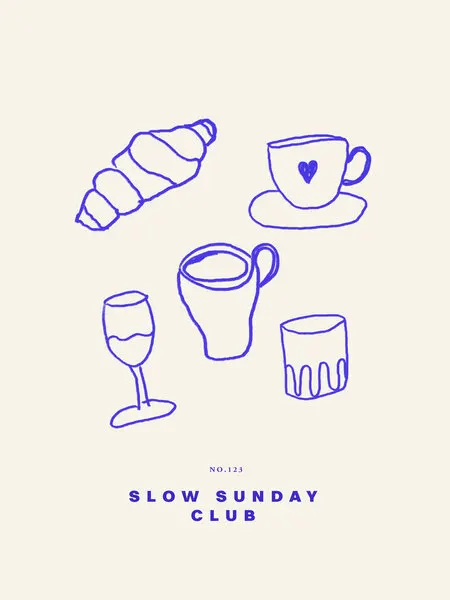Cozy Brunch Vibes, wall art by Treechild