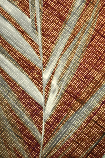 Glowing Tropical Leaf, wall art by Christina Sillen