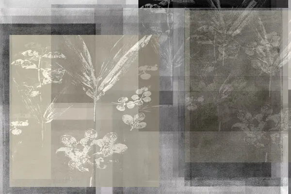 Layered Botanical Abstract, wall art by cartissi