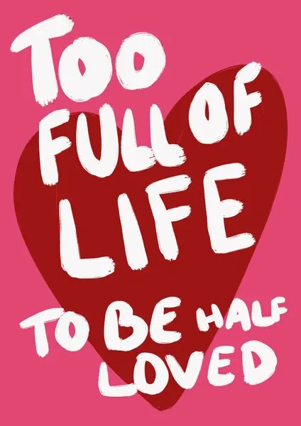 Bold Heart's Truth, wall art by Athene Fritsch