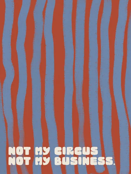 Circus Stripes, wall art by Treechild