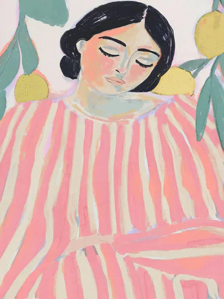 Lemon Daydream, wall art by Treechild