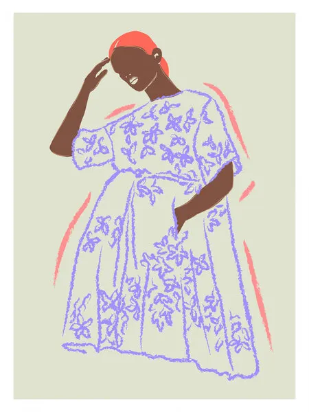 Floral Grace, wall art by Treechild
