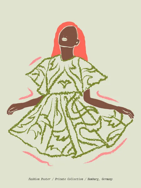 Elegance in Green, wall art by Treechild