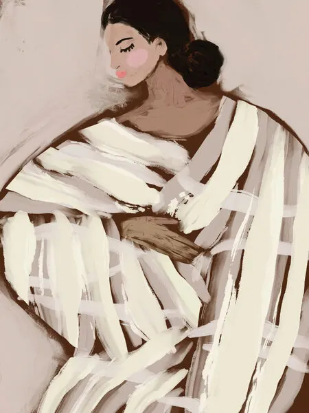 Wrapped Serenity, wall art by Treechild