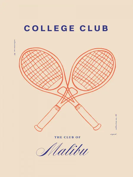 Racquet Rendezvous, wall art by Treechild