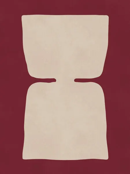 Organic Hourglass Form, wall art by Vitor Costa