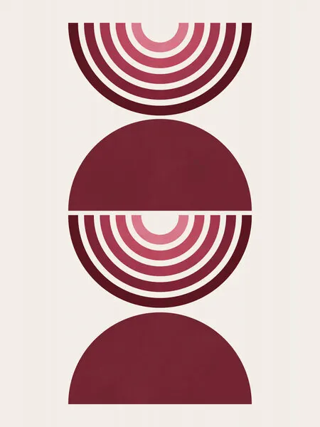 Abstract Circle Balance, wall art by Vitor Costa