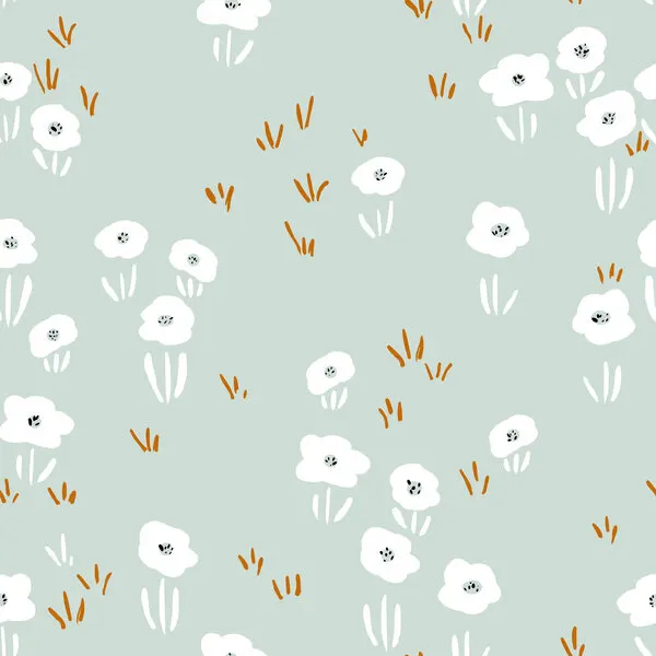 Scattered Meadow Blooms, wall art by Annick