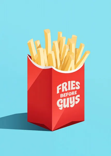 Fries Before Guys, wall art by Andreas Magnusson