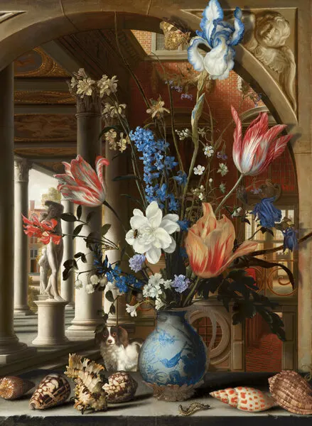 Classical Still Life Arrangement, wall art by Marja van den Hurk