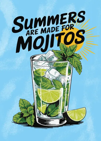 Summer Mojito, wall art by Andreas Magnusson