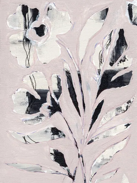 Modern Pink Floral, wall art by Nikita Jariwala