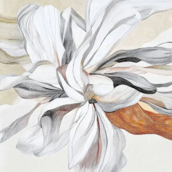 Elegant Flowing Flower, wall art by Alma
