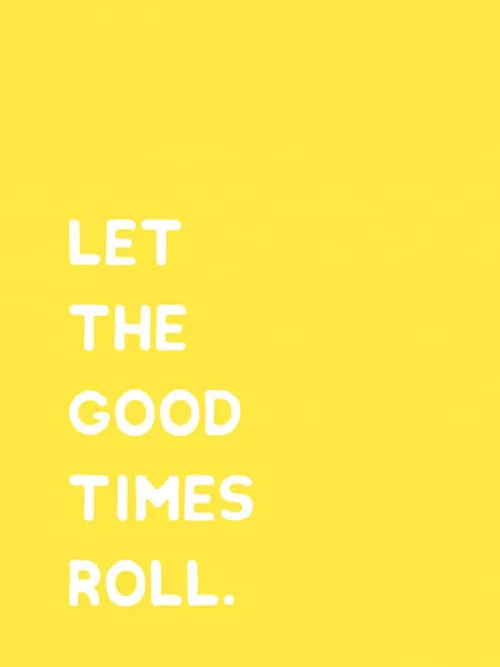 Let The Good Times Roll, wall art by Ohkimiko