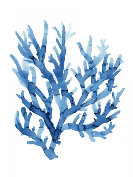 Indigo Reef Harmony, wall art by Treechild