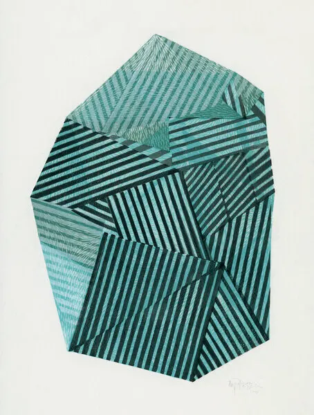 Modern Geometric Illusion, wall art by Paulina Vårregn