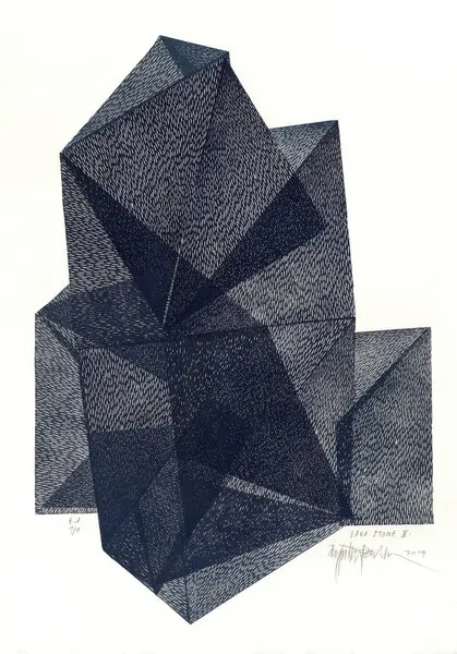 Abstract Geometric Shapes, wall art by Paulina Vårregn