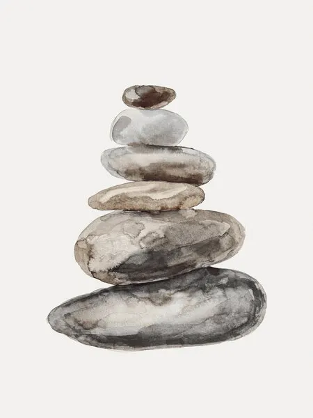 Stone Serenity, wall art by Treechild