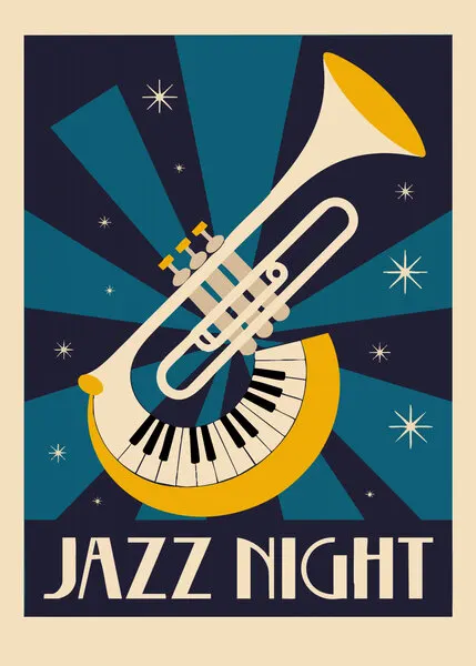 Jazz Night, wall art by Andreas Magnusson