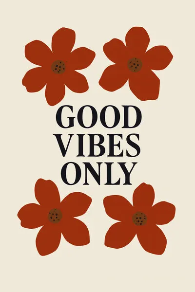Floral Positivity, wall art by Treechild