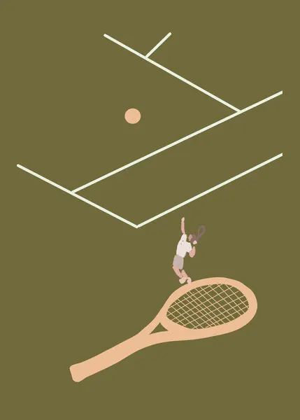 Gamesetmatchno03, wall art by Treechild