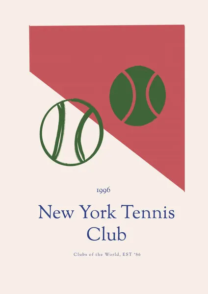Newyorktennisclubno02, wall art by Treechild